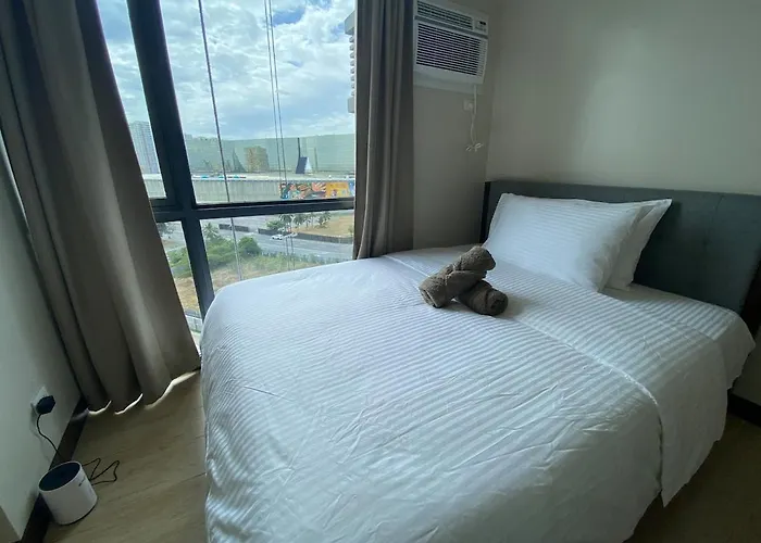 2mins To Okada Near Airport & Moa With Balcony-8e * Manila