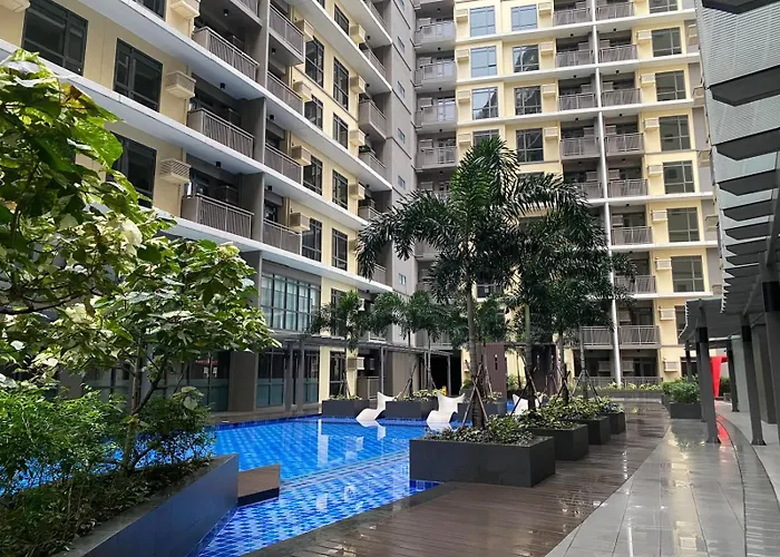 2mins To Okada Near Airport & Moa With Balcony-8e * Manila